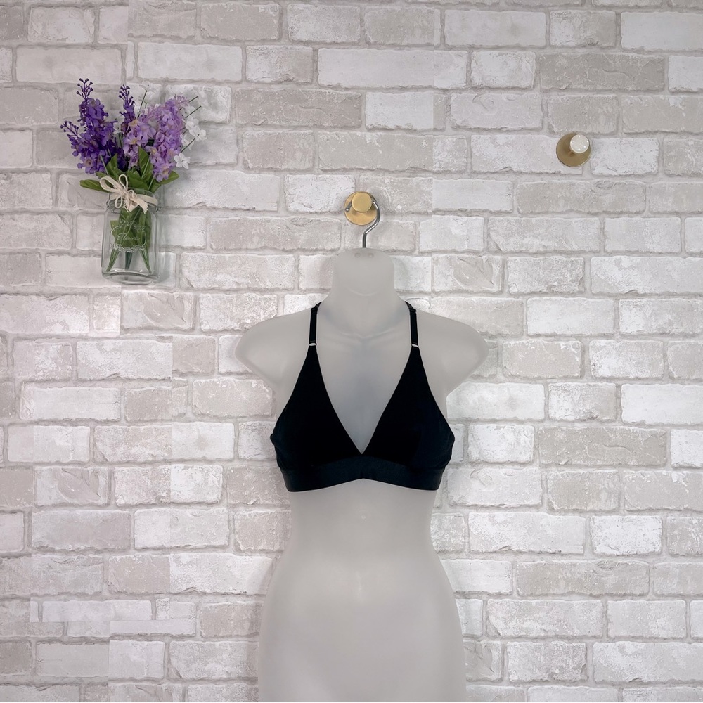 Free Press Basic Black Bralette T-Back